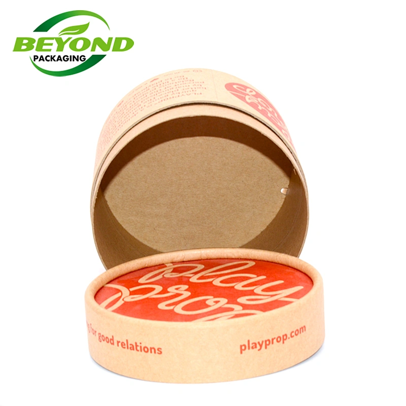 Hot Sale Biodegradable Round Kraft Paper Tube Cylinder Shaped Custom Colorful Printing Papertube packaging