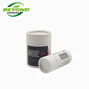 Eco Friendly Cardboard Powder Container Tube Packaging Containers with Shaker Top for Salt Packaging Coated Paper Recyclable