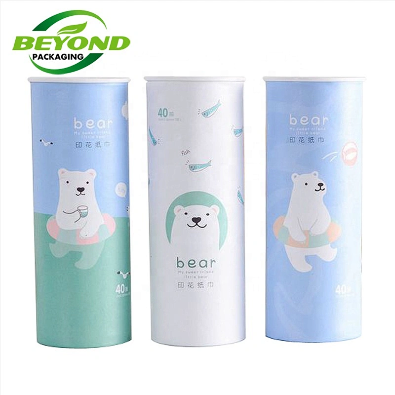 Custom Printed Paper Carton Packing Large Diameter Cardboard Tubes Packaging
