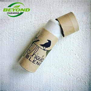 Customized Recycle Logo Printing High Quality Packaging Lipstick/Deodorant Box Push Up Luxury Paper Tube