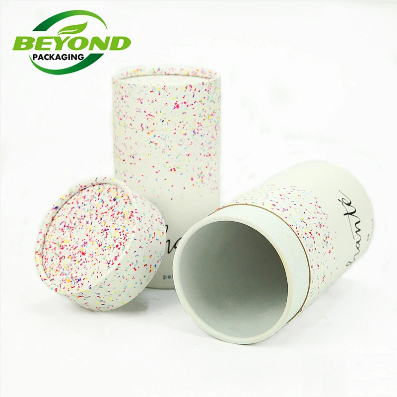 Luxury Custom Cardboard Paper Rigid Round Cylinder Tube Christmas Praline Chocolate Gift Box Pack