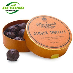 Customized Cylinder Box Tube Paper Grids Packaging Food Grade Chocolate Bar Box Empty Gift Boxes Tubes Packaging