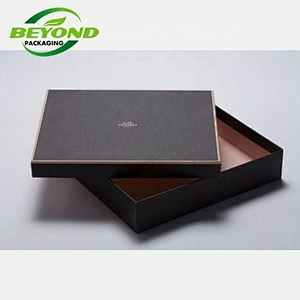 Christmas product gift boxes custom loho for book set with ribbon closure