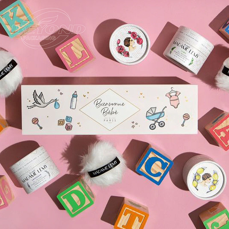 Wholesale Luxury Kraft Cylinder Paperboard Childproof Tube Packaging Paper Cosmetic Canister Cylinder Packaging Box
