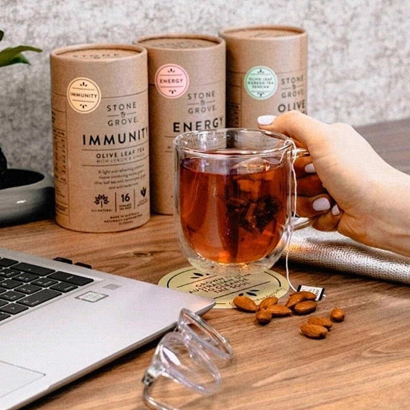 Customized Eco Friendly Coffee Tea Bags Box Luxury Food Grade Loose Tea Round Paper Boxes Gift Packaging