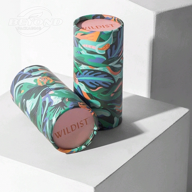 Custom Coloful Printed Cylinder Paper Cardboard Tubes Packaging For E-cigarette /CBD Tube /Glass Dropper Bottle