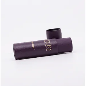 Custom Size Luxury Cardboard High Quality Cigarette Packaging Paper Tube Recycled Cylindrical Packaging Tube