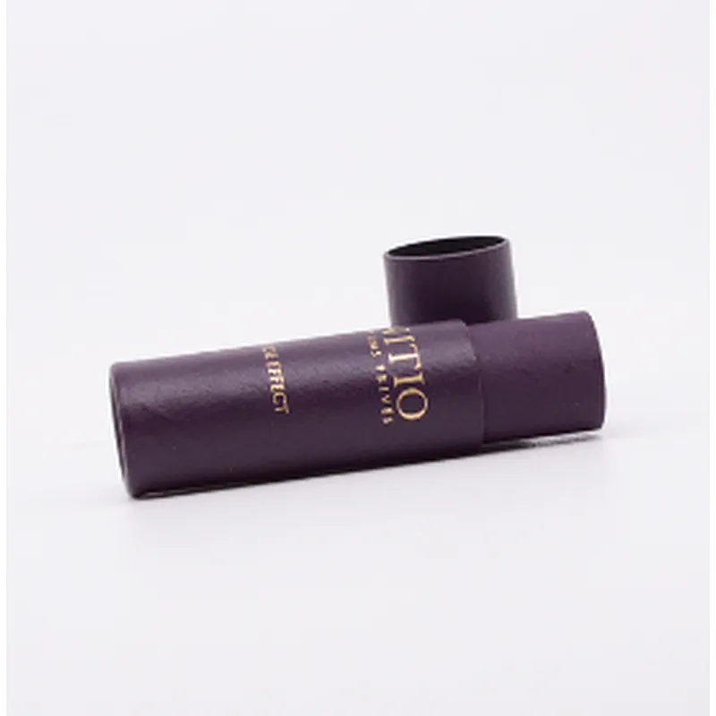 Custom Size Luxury Cardboard High Quality Cigarette Packaging Paper Tube Recycled Cylindrical Packaging Tube