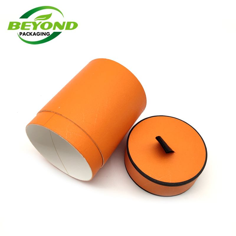 Hot sale custom printing cylindrical packaging scarf round tube packaging for luxury gift box packaging