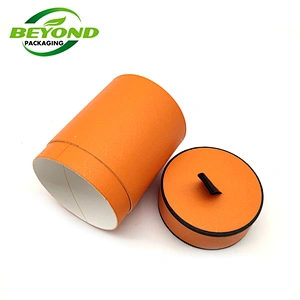 Hot sale custom printing cylindrical packaging scarf round tube packaging for luxury gift box packaging