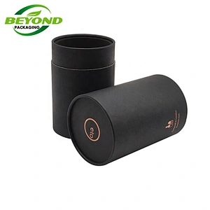 Custom Printed Luxury Alcohol Wine Round Cylinder Candle Cardboard Paper Tube Gift Packaging Box