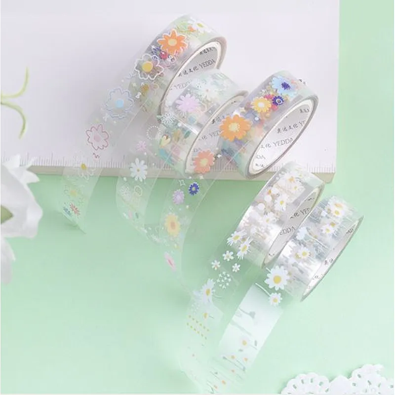 Wholesale Printed Cute Kawaii Hot Sale Washi Tape Suppliers Transparent DIY Crafts and Gift Wrapping