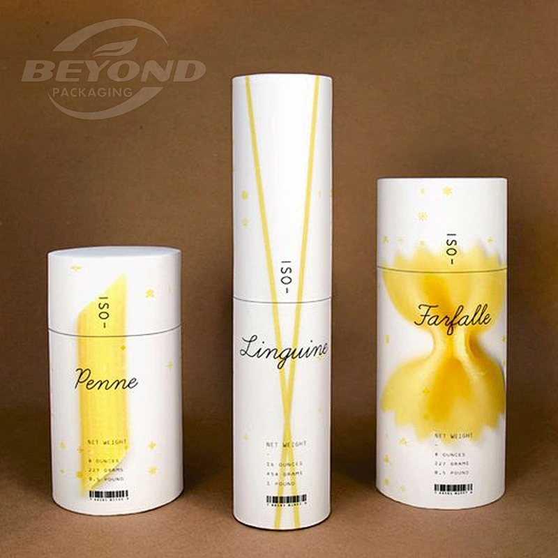 Eco Friendly Degradable Food Grade Cardboard Material Loose Tea Paper Tube Packaging Custom Green Design