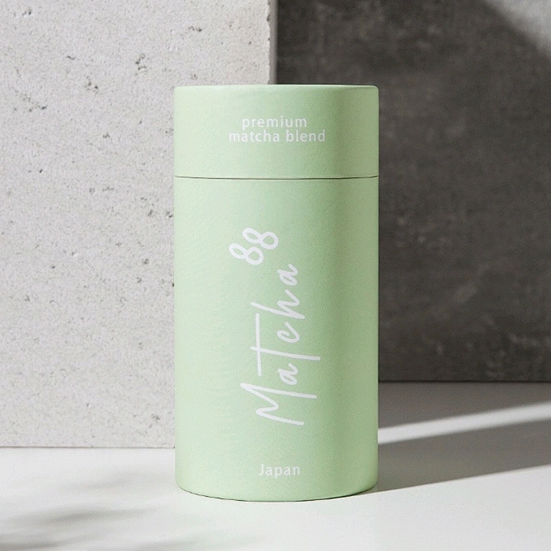 Air Tight Food Grade Cardboard Cylinder 100% Biodegradable Paper Tube with Aluminum Paper Insert For Tea Packaging