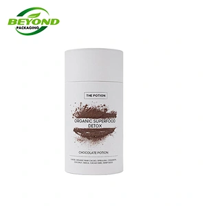 2021 New Customized circular boxes paper recycled loose Tea food packaging aluminium foil container packaging tube