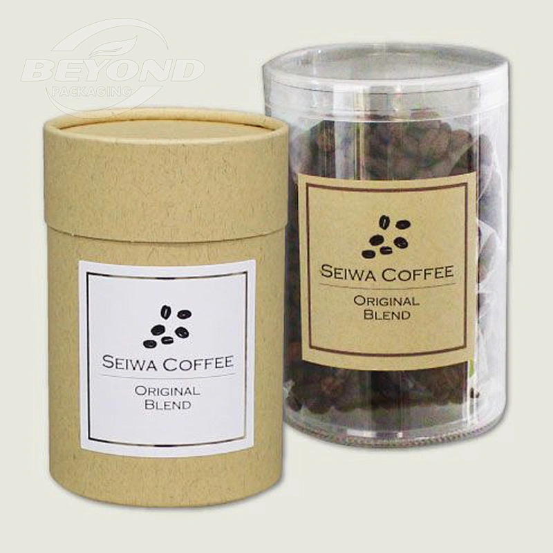 Customized Friendly Food Grade Container Cardboard Packaging Tea Spice Herbs Round Box Paper Tube Customized Logo