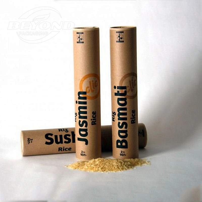 Customized Free Loose Tea Cans Food Grade Cardboard Cylinder Coffee Container Paper Tube Packaging Round Boxes