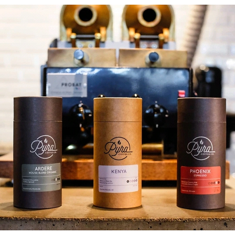 High Quality Customized Eco Friendly Kraft Paper Tea Coffee Bean Tube Round Cylinder Paper Tube Cardboard Packaging