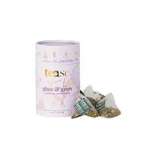 Eco Friendly Customized Elegant Design Rigid Paper Custom Size Tube Round Cylinder Green Tea Gift Box Packaging With Logo