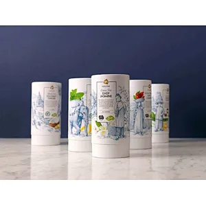Custom printing round box tea coffee gift packaging cardboard box/cylindrical shape paper tea box