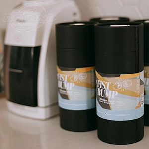 Eco Friendly Round Packaging Food Grade Containers Cylinder Packaging Can Food Boxes Paper Tube For Tea Coffee Tee Wine