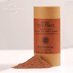 Empty Kraft Custom Confezioni Cilindro Personalizzato Loose Tea Coffee Kraft Paper Tube Cylinder  Packaging Box Food Grade