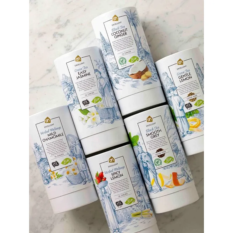Custom printing round box tea coffee gift packaging cardboard box/cylindrical shape paper tea box