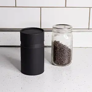 High Quality Customized Eco Friendly Kraft Paper Tea Coffee Bean Tube Round Cylinder Paper Tube Cardboard Packaging