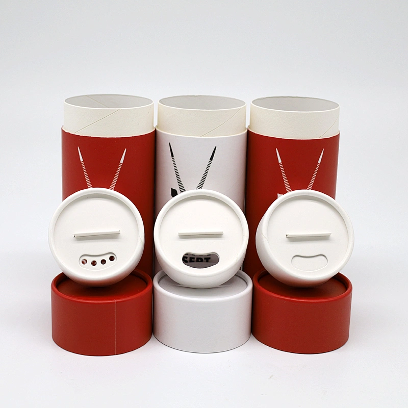 Customized Biodegradable Seasoning Powder Food Grade Kraft Paper Container With High Quality Paper Tube With Shaker