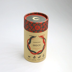 High Quality Manufacture Food Grade Paper Tube Packaging Round Cylinder Cosmetic Gift Box Packaging