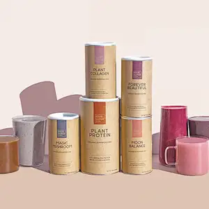 Custom Kraft Paper Packing Tubes for Coffee Bean/Dry Food Grade Packing  for Eco Friendly Tea Biodegradable Cardboard  Packaging