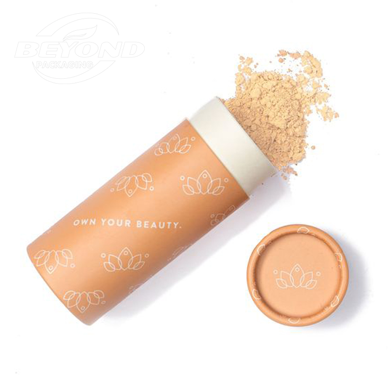 Food Grade Cylinder Cardboard Box Coffee Tea Gift Box Biodegradable Paper Tubes Tea Bag Packaging Box For Tea