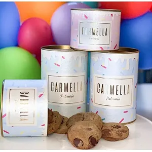 Custom Tea Eco- friendly Packaging Printing Design Rigid Coffee Kraft Paper Tube Recycled Packaging Box Food Grade