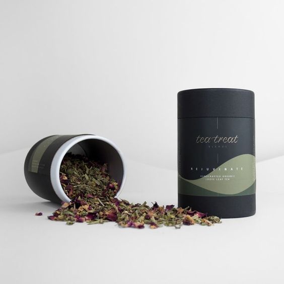 Customized Biodegradable 100% Airtight Food Grade Tea Coffee Paper Tube Packaging For Super Food Powder Packaging