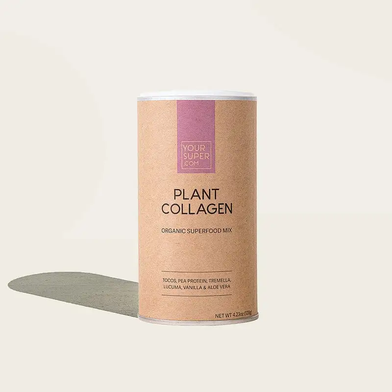 Food Grade Cylinder With Aluminum Foil Inside Eco Friendly Paper Tube For Protein Powder Packaging Box With Plastic lid