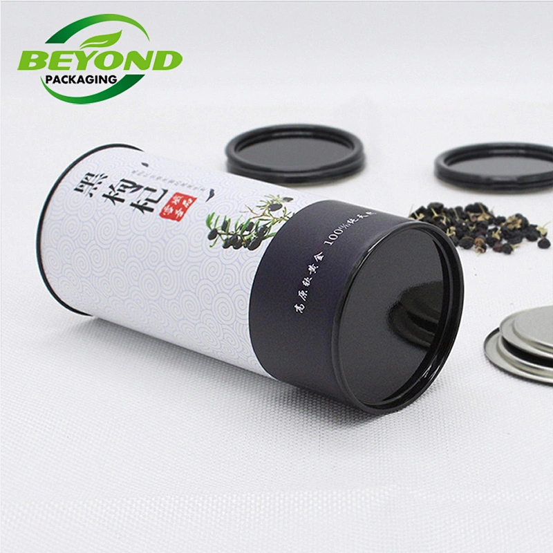 Custom Biodegradable Food Grade Kraft Paper Tube Container for Coffee  Bean Packaging Round Boxes Cylinder Box Coating Cardboard