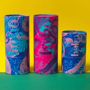 Wholesale Customized Food Grade Recycled Customized Design And Size Biodegradable Cardboard Loose Leaf Paper Tube Tea Packaging