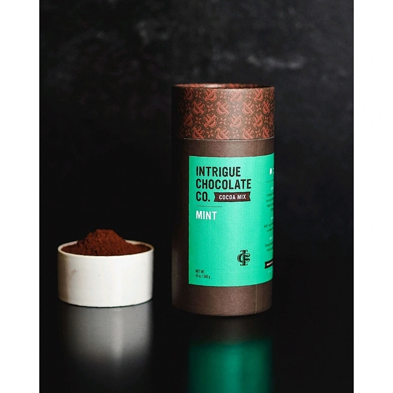 Custom Design Luxury High Quality Recycle Paper Tube Packaging Eco Friendly Food Grade Paper Packing For Coffee Powder