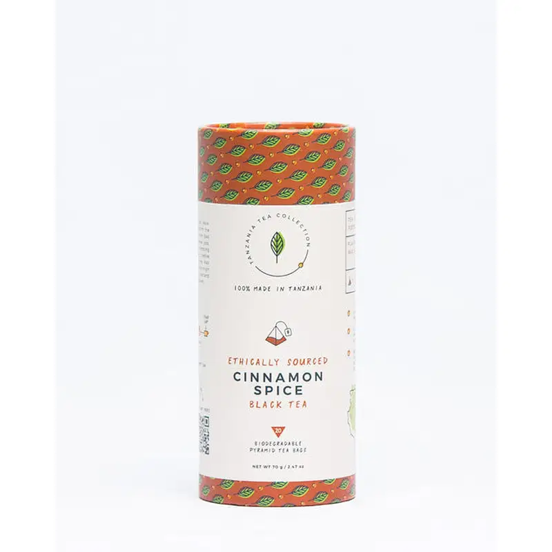 Custom Biodegradable Cardboard Craft Eco-friendly Paper Tube packaging Food Grade For Candy Tea Coffee Bean Almond Packaging