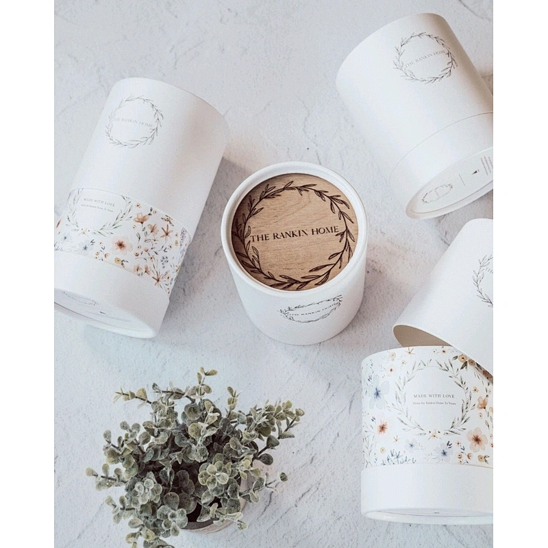 Eco Friendly Custom Cookies Paper Tube Food Grade Quality Round Packaging Paper Cardboard Tube
