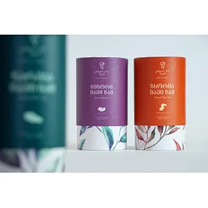 Wholesale High Quality Customized Tea Bag Round Kraft Paper Tube Food Grade Eco Friendly Tea Packaging Boxes
