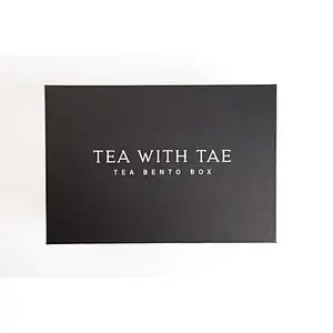 Custom Luxury Rigid Cardboard Magnetic Gift Tea Cylinder Set Packing Box Paper Tea Packaging Box with Insert