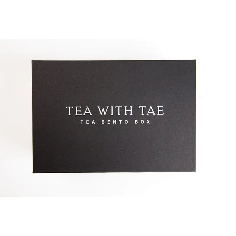 Custom Luxury Rigid Cardboard Magnetic Gift Tea Cylinder Set Packing Box Paper Tea Packaging Box with Insert