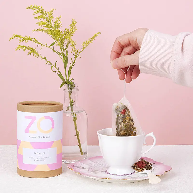 Customized Food Grade Tea Packaging Biodegradable Cardboard Tube Loose Leaf Tea Can Cylinder For Coffee Paper Packaging