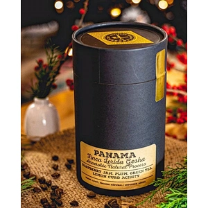Eco Friendly Compostable Cylinder Cardboard Container Loose Leaf Tea Coffee Bean Kraft Paper Tube For Tea Packaging