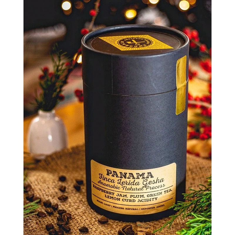 Eco Friendly Compostable Cylinder Cardboard Container Loose Leaf Tea Coffee Bean Kraft Paper Tube For Tea Packaging
