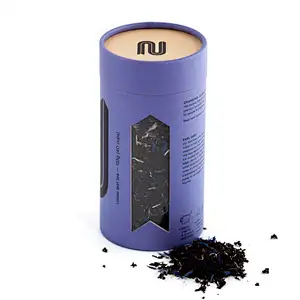 Custom Biodegradable Cylinder Cardboard Container For Tea Coffee Bean Oats Powder Paper Tube Cans Packaging