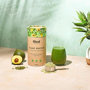Custom Biodegradable Cardboard Eco -friendly Tea Cylinder Tube Packaging Round Box Wholesale Tea Bag Package