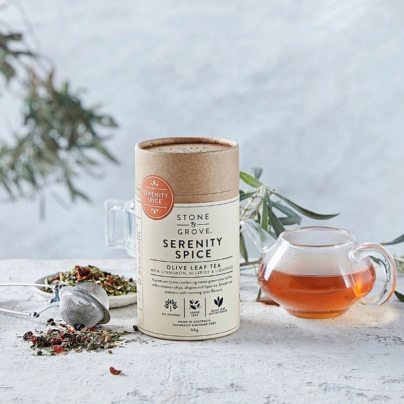 Customized Eco Friendly Biodegradable Paper Tubes Tea Box Bag Packaging Kraft Paper Tea Cylinder Paper Tube Packaging