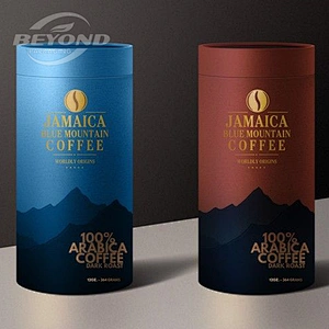Empty Kraft Custom Confezioni Cilindro Personalizzato Loose Tea Coffee Kraft Paper Tube Cylinder  Packaging Box Food Grade